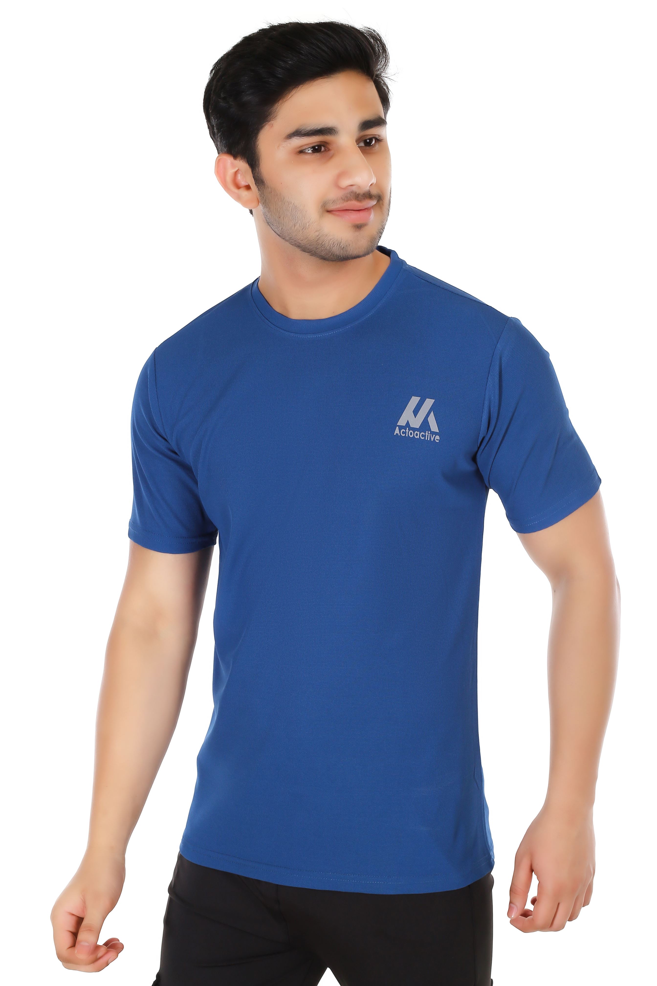 Actoactive Mens T Shirt Round Neck Regular Fit