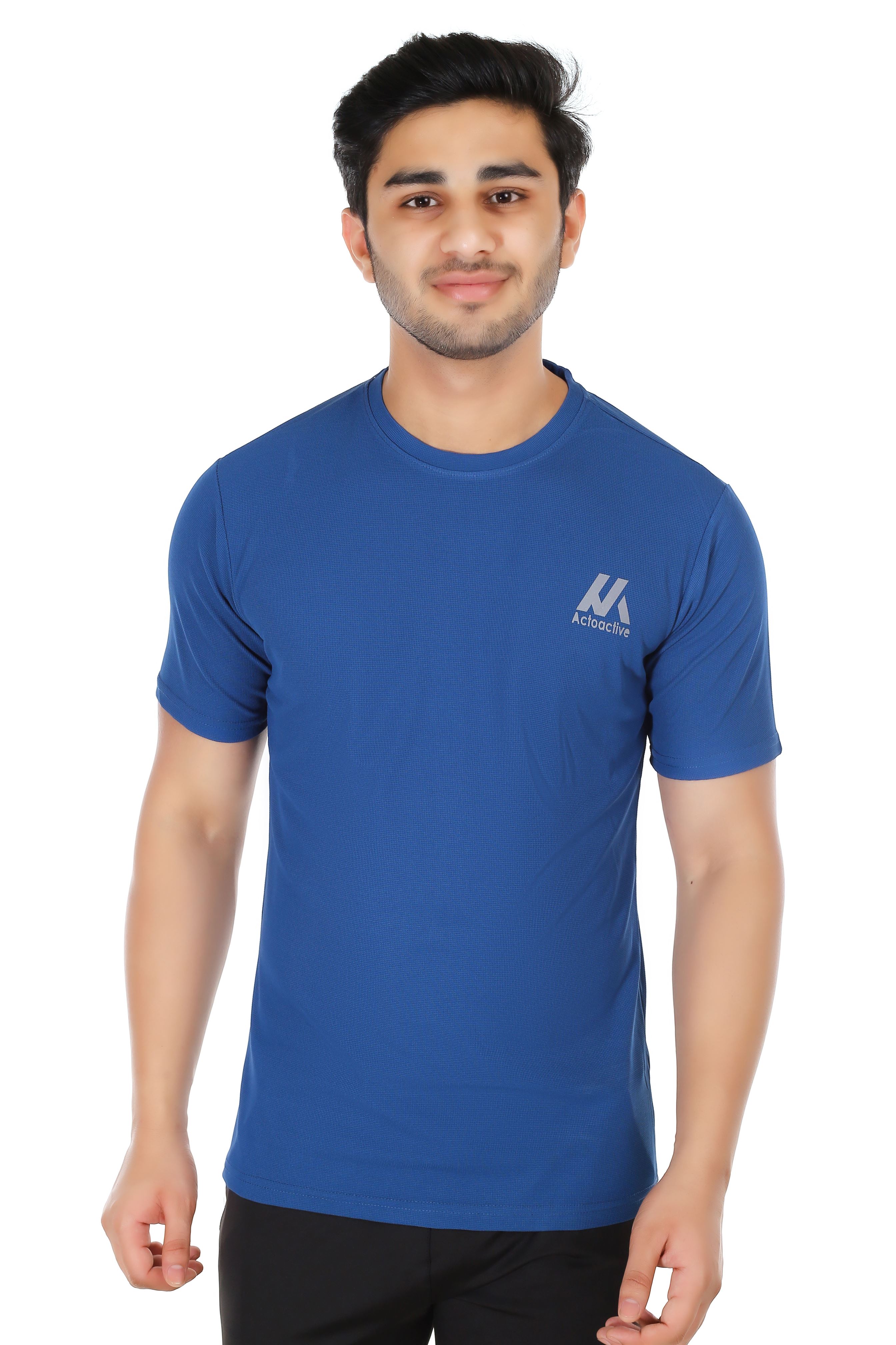 Actoactive Mens T Shirt Round Neck Regular Fit