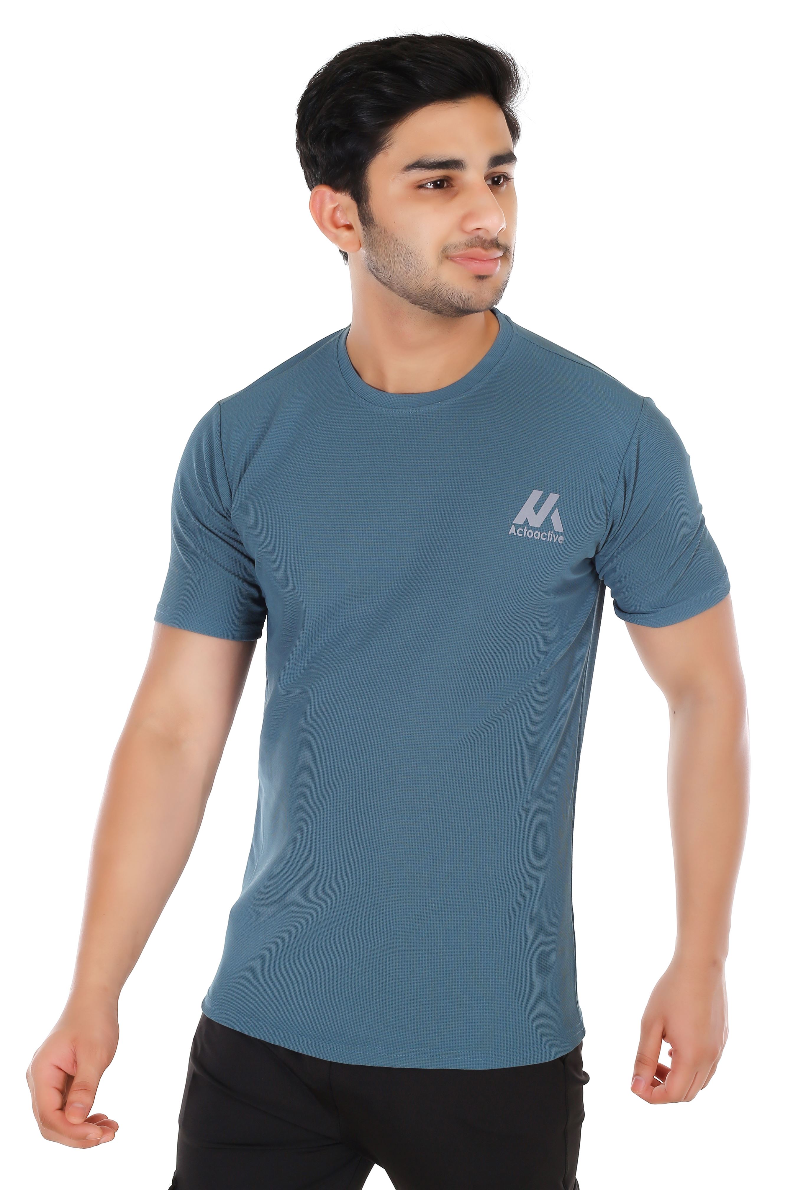 Actoactive Mens T Shirt Round Neck Regular Fit