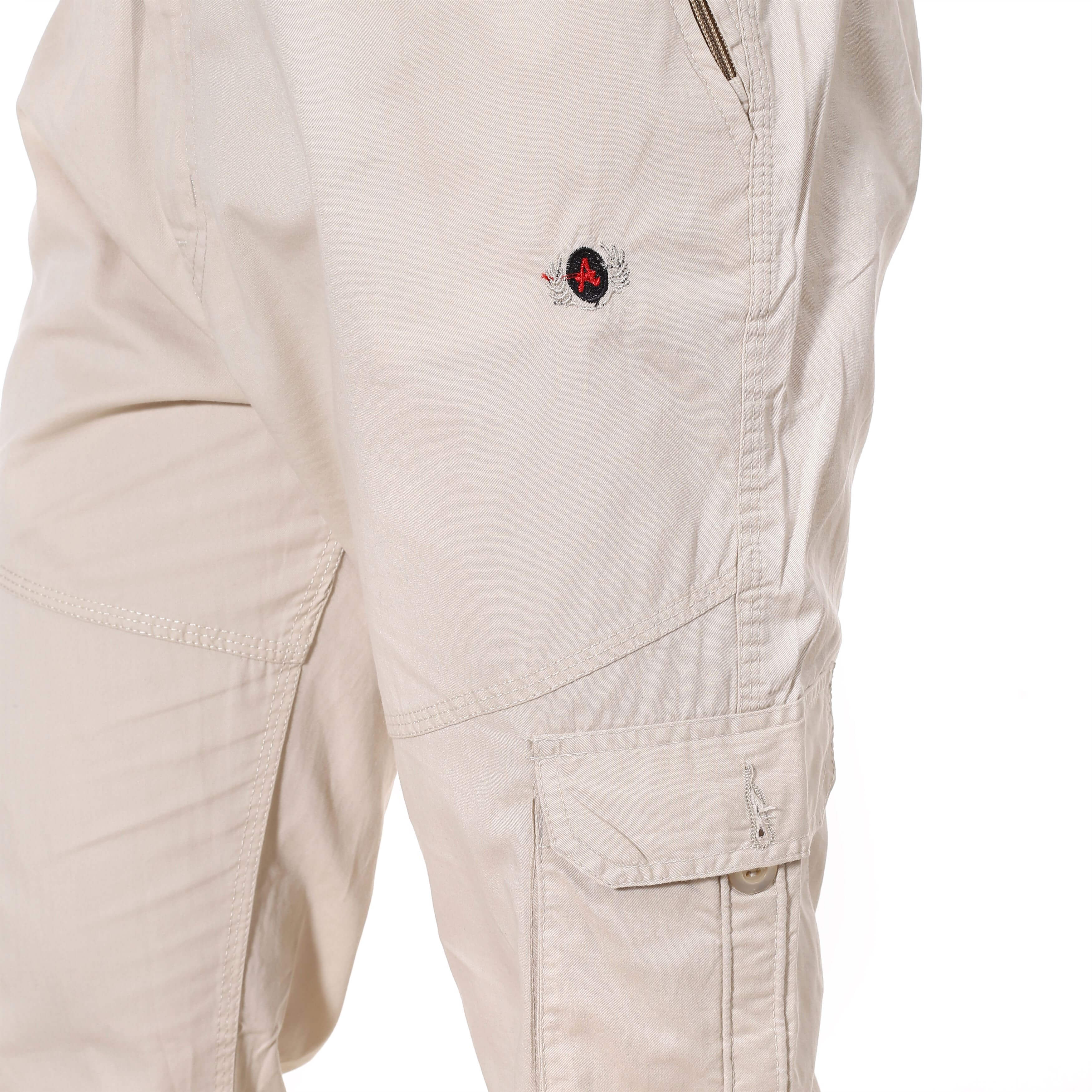 Actoactive Mens Cotton Cargo Regular Fit