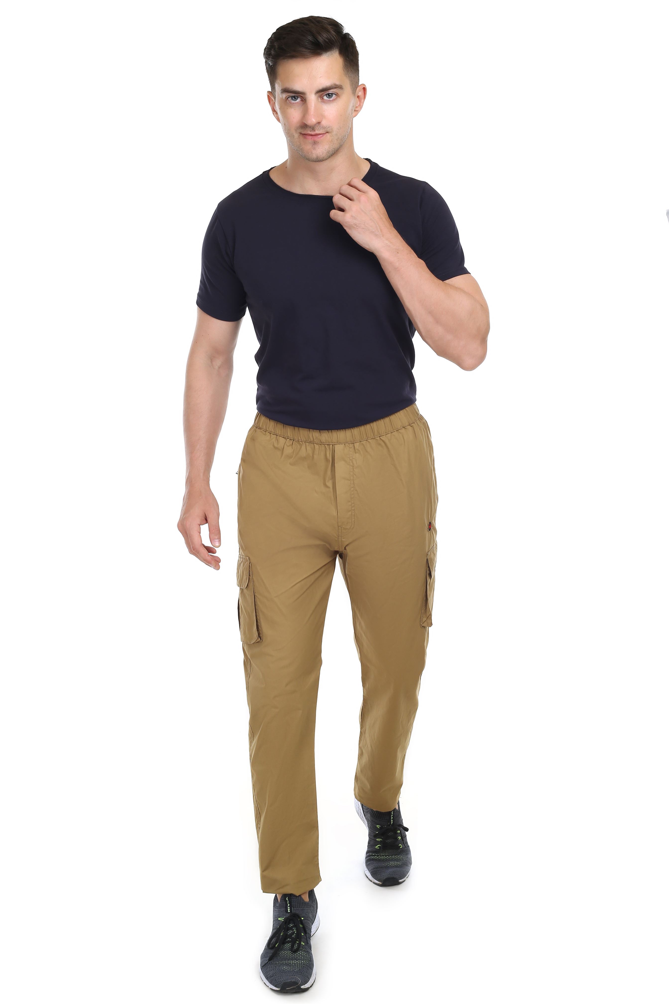 Actoactive Mens Cotton Cargo Regular Fit