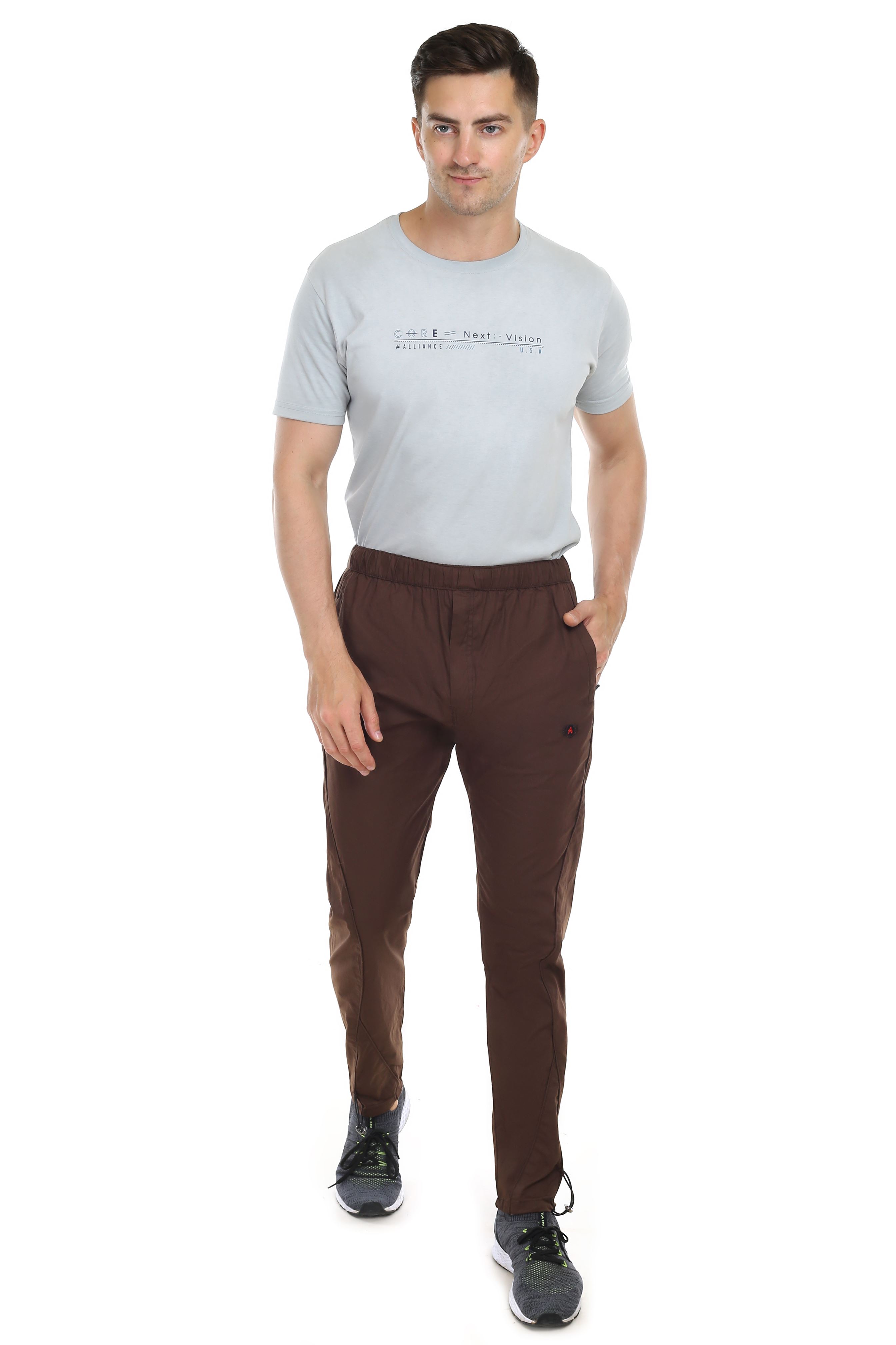 Actoactive Mens Cotton Cargo Regular Fit
