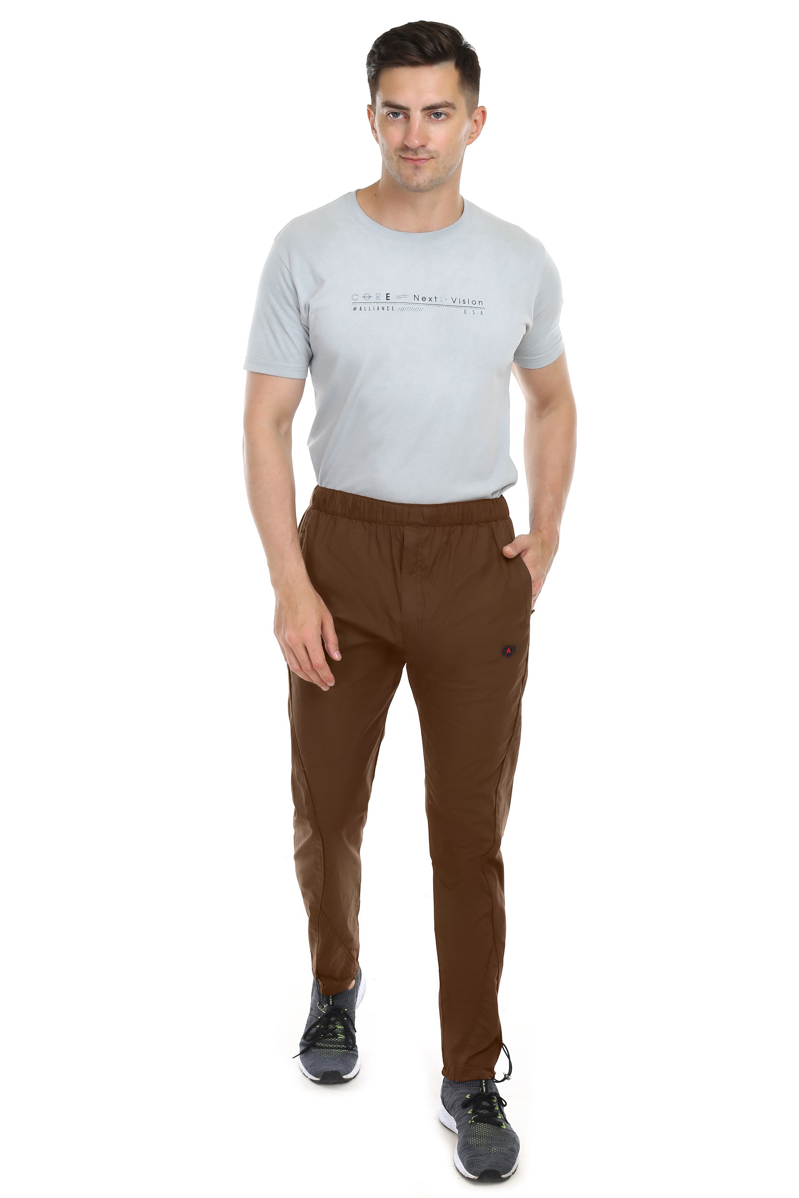 Actoactive Mens Cotton Cargo Regular Fit