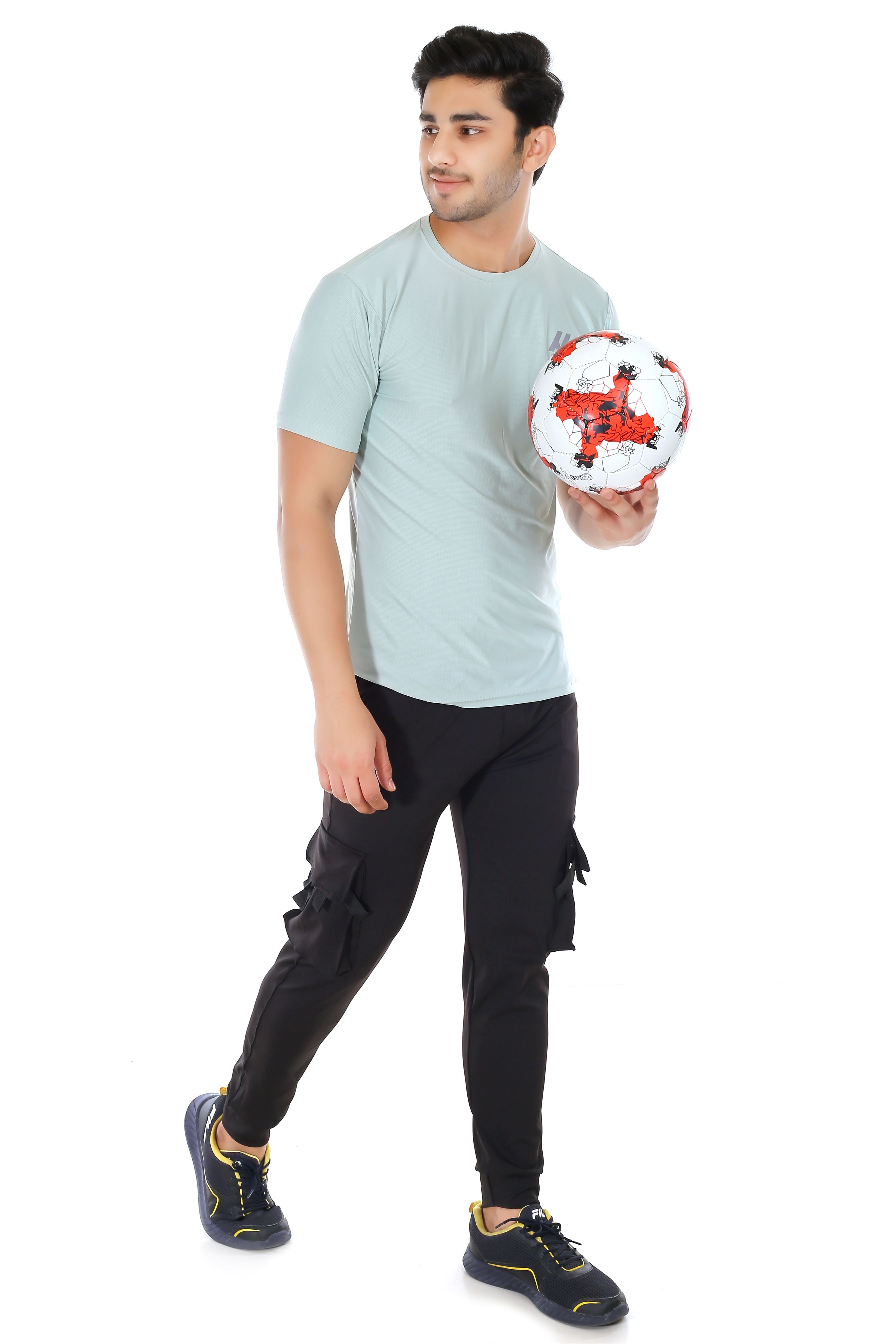Actoactive Mens T Shirt Round Neck Regular Fit