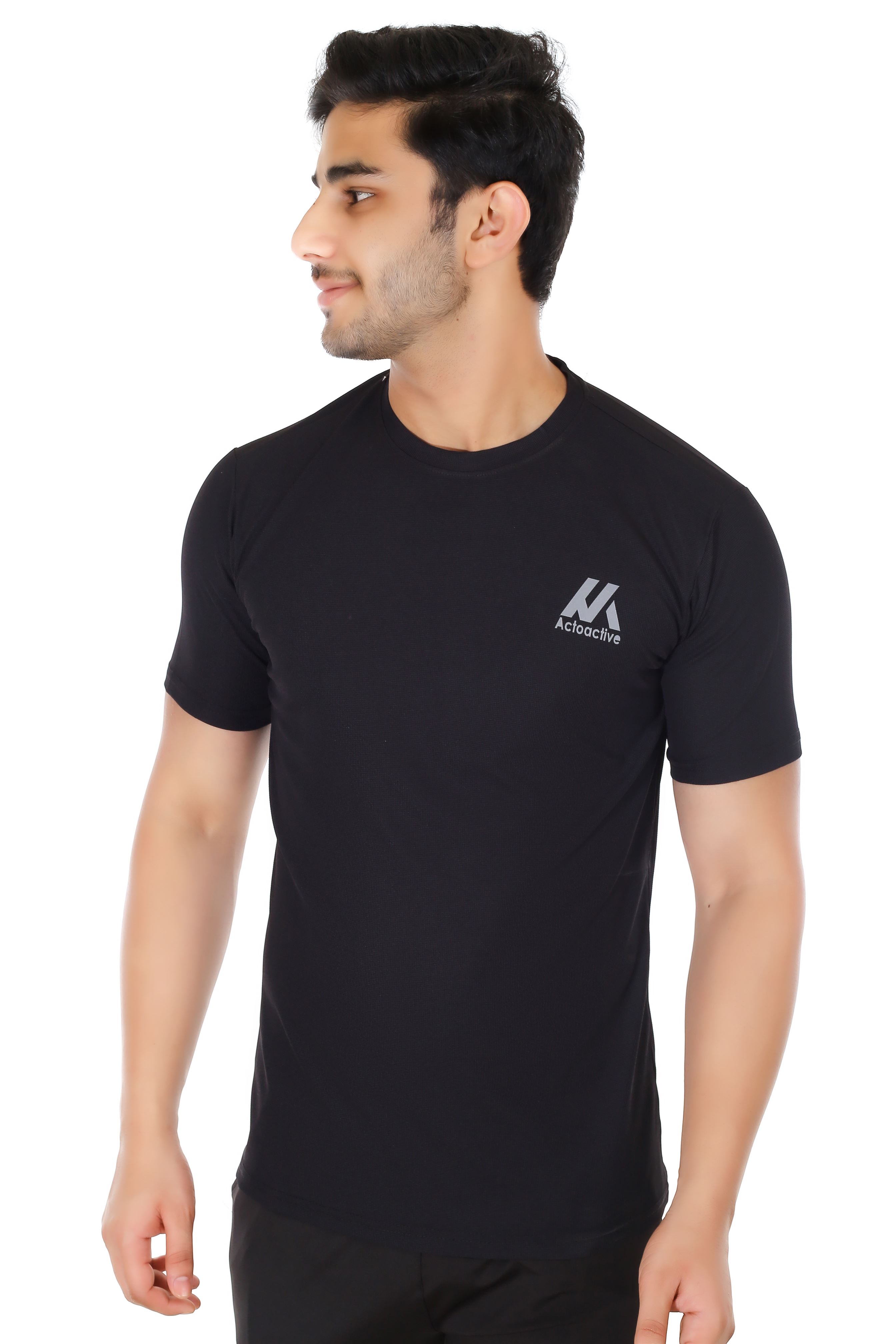 Actoactive Mens T Shirt Round Neck Regular Fit