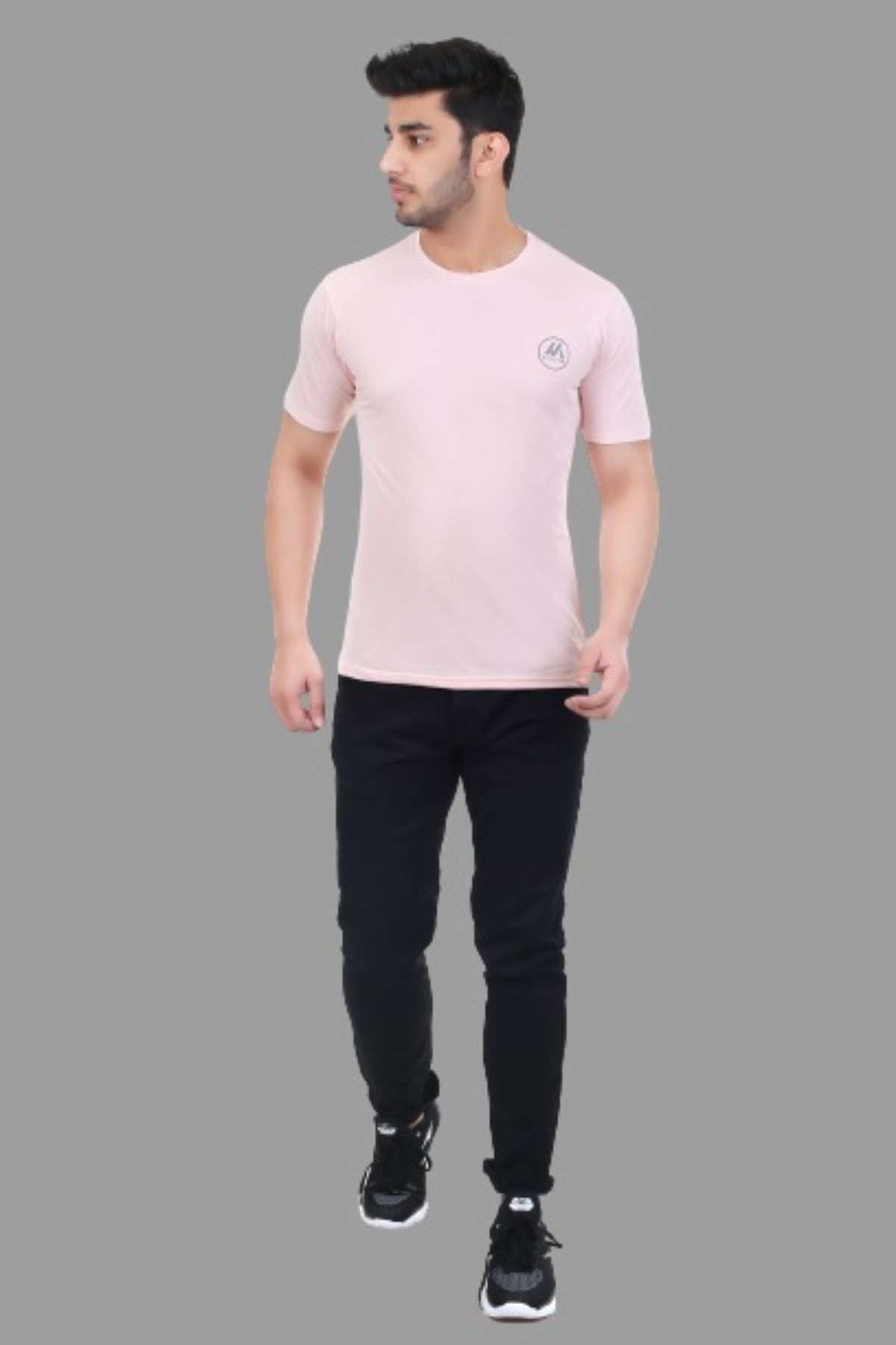 Actoactive Mens T Shirt Round Neck Regular Fit