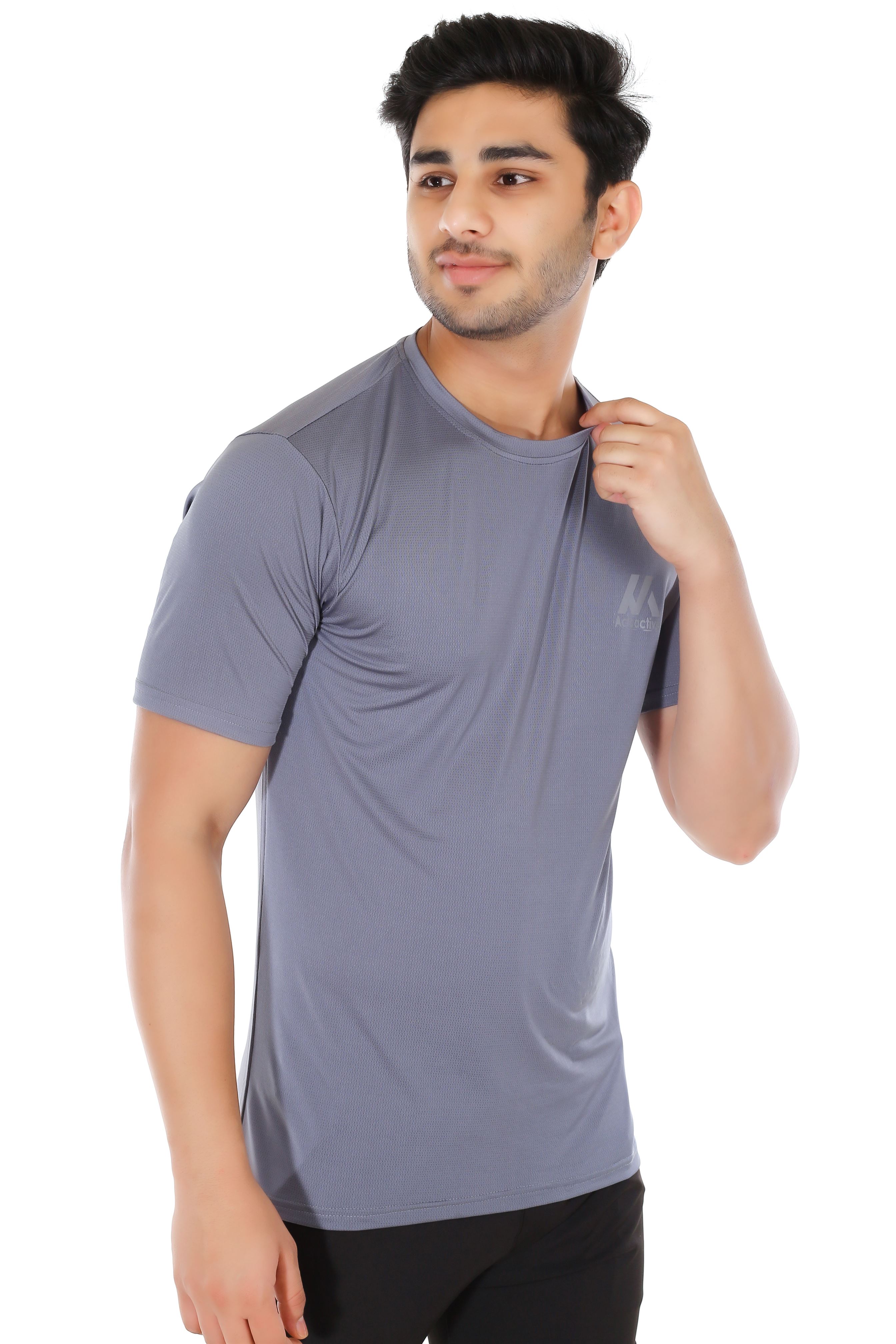 Actoactive Mens T Shirt Round Neck Regular Fit