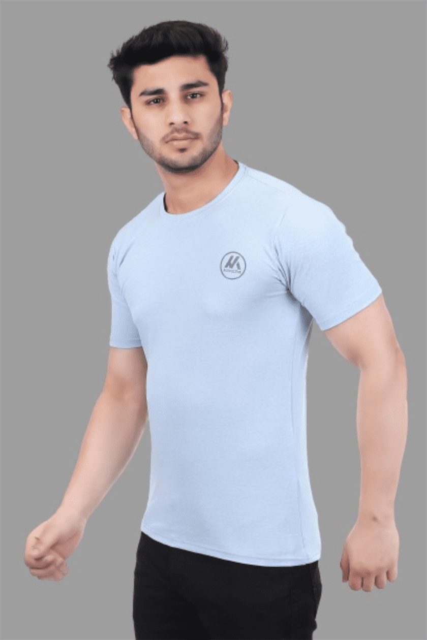 Actoactive Mens T Shirt Round Neck Regular Fit