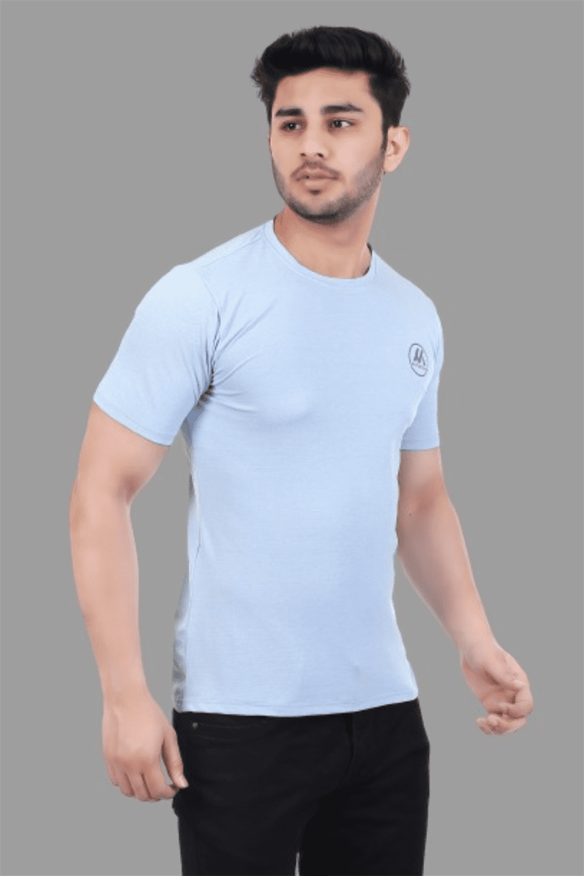 Actoactive Mens T Shirt Round Neck Regular Fit