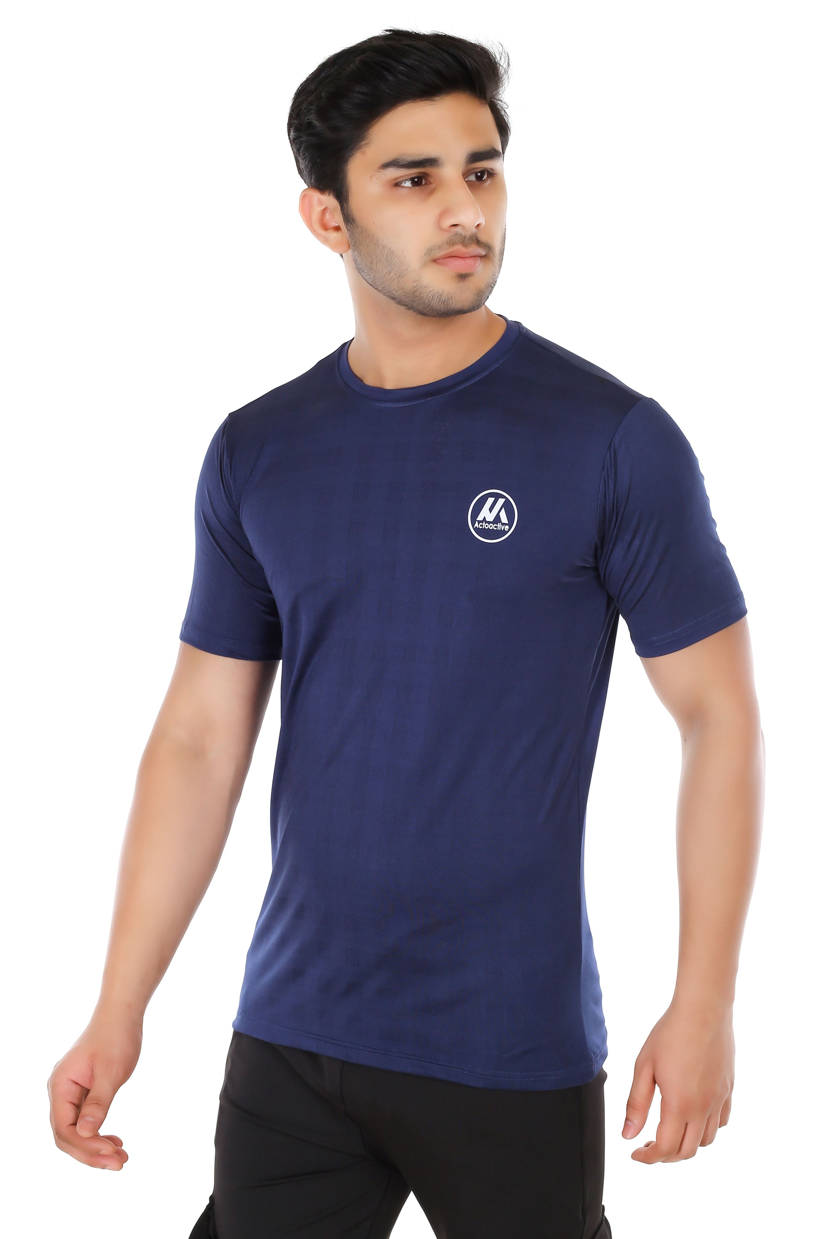 Actoactive Mens T Shirt Round Neck Regular Fit