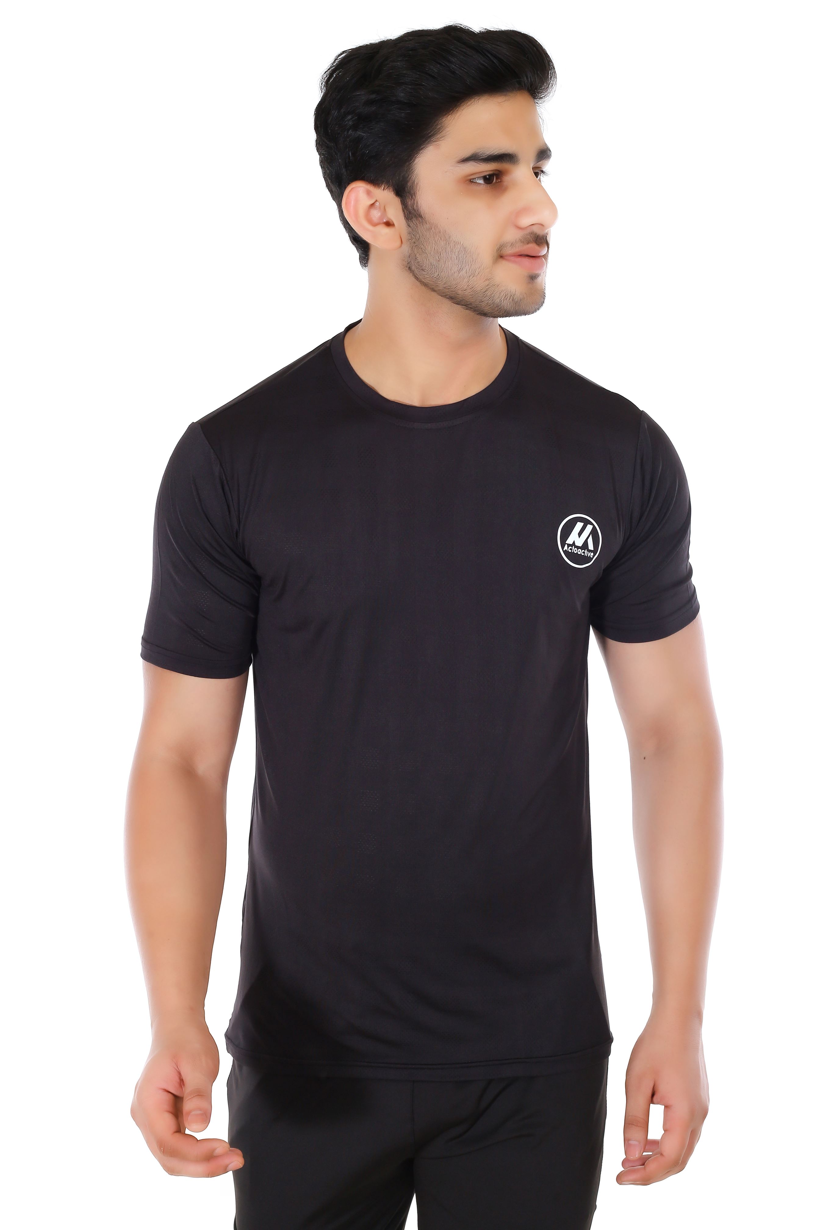 Actoactive Mens T Shirt Round Neck Regular Fit