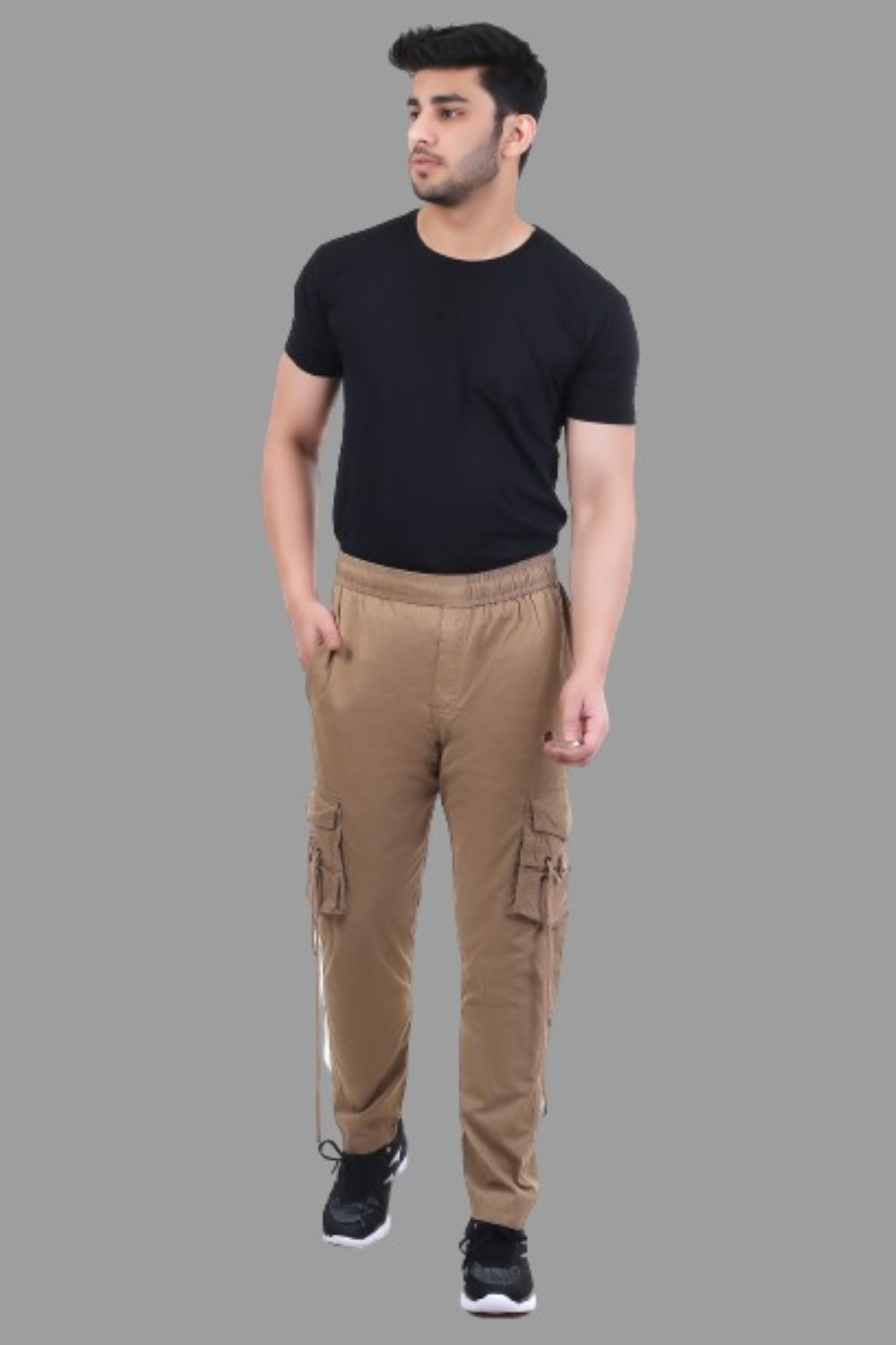 Actoactive Mens Cotton Cargo Regular Fit