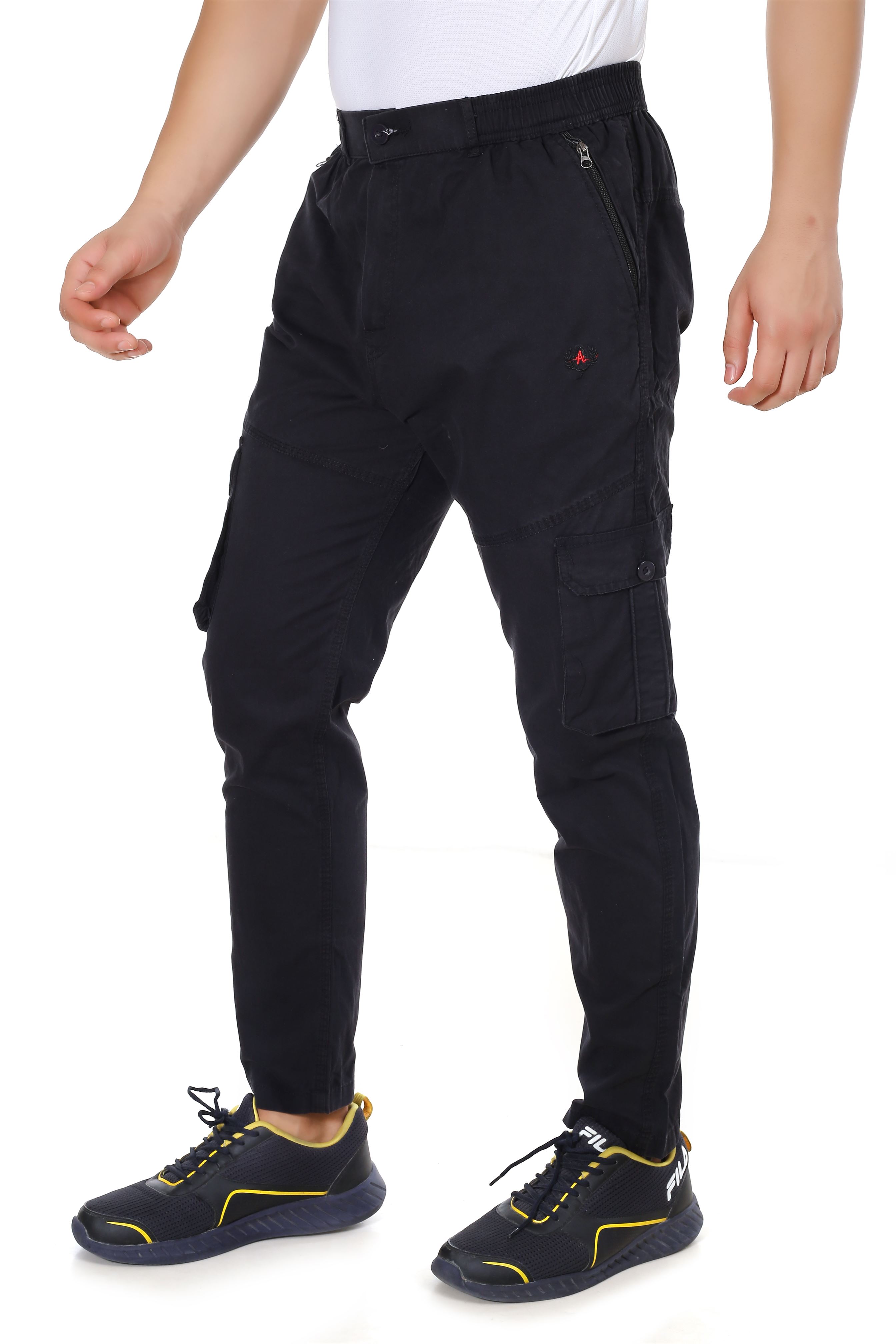 Actoactive Mens Cotton Cargo Regular Fit